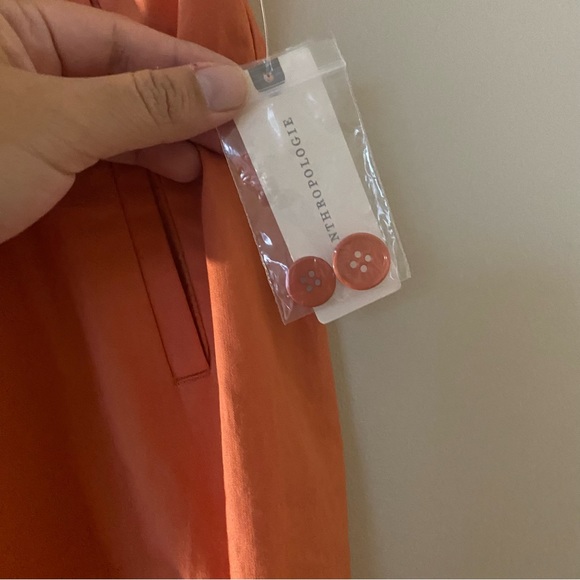 NWT Anthropologie | Burnt Orange Cropped Wide-Leg High Rise Trousers, 12 - Picture 8 of 11
